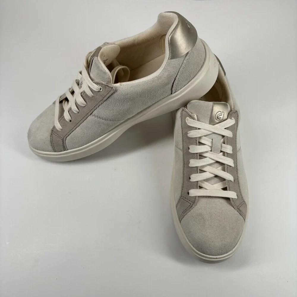 Cole Haan Grand Crosscourt Coaster Women's‎ US 7.5B Ivory/Dove Sneaker W32152